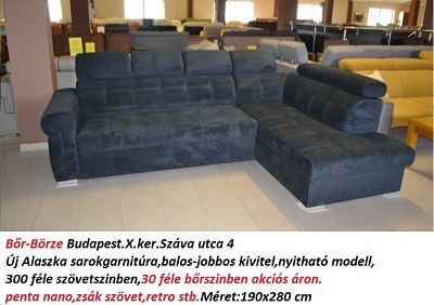 alaszka bőrgarnitúra