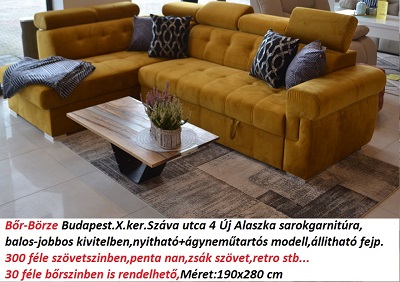 alaszka bőrgarnitúra