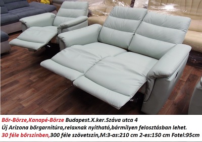 Bőr-börze arizona bőrgarnitúra