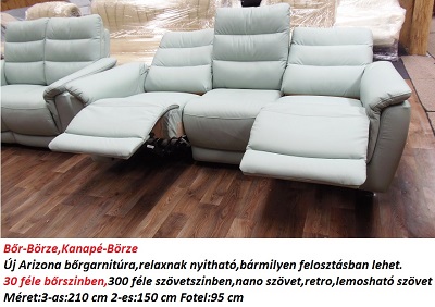 Bőr-börze arizona bőrgarnitúra