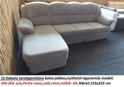 Bőr-börze dakota sarokgarnitúra