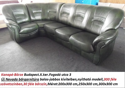 Bőr-börze Nevada Bőrgarnitúra