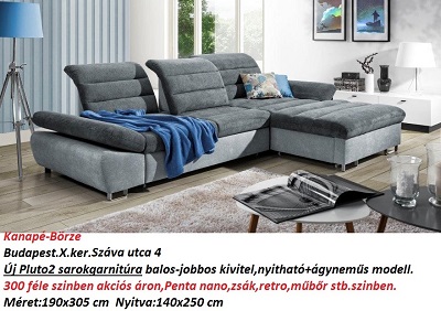 Bőr-börze pluto2 sarokgarnitúra