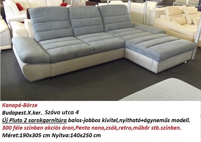 Bőr-börze pluto2 sarokgarnitúra