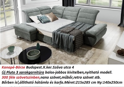 Bőr-börze pluto3 sarokgarnitúra