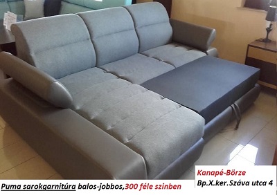 Bőr-börze puma bőrgarnitúra