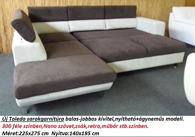 Bőr-börze toledo sarokgarnitúra